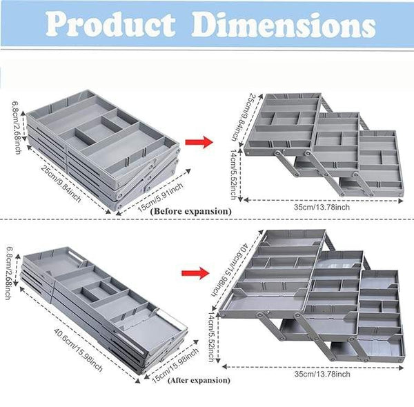Expandable Multi Layer Storage Tray - Medaid International