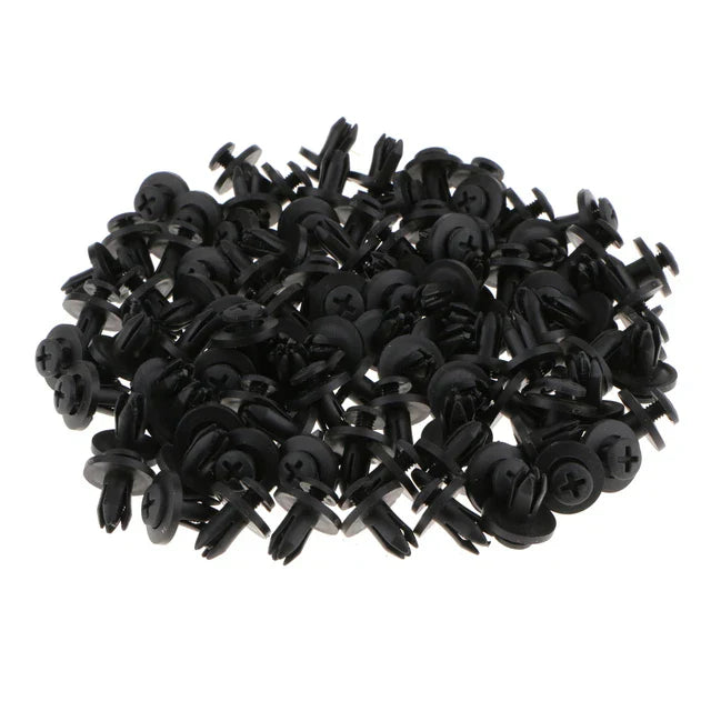 Car Plastic Push Rivets Clips  مشابك بلاستيكية لتثبيت باب السيارة