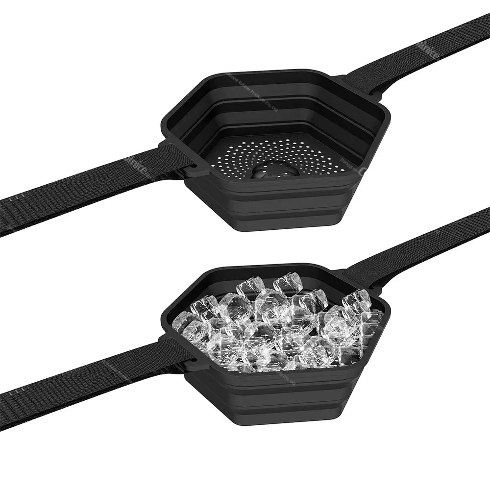 Foldable Silicone Ice Bath Shower