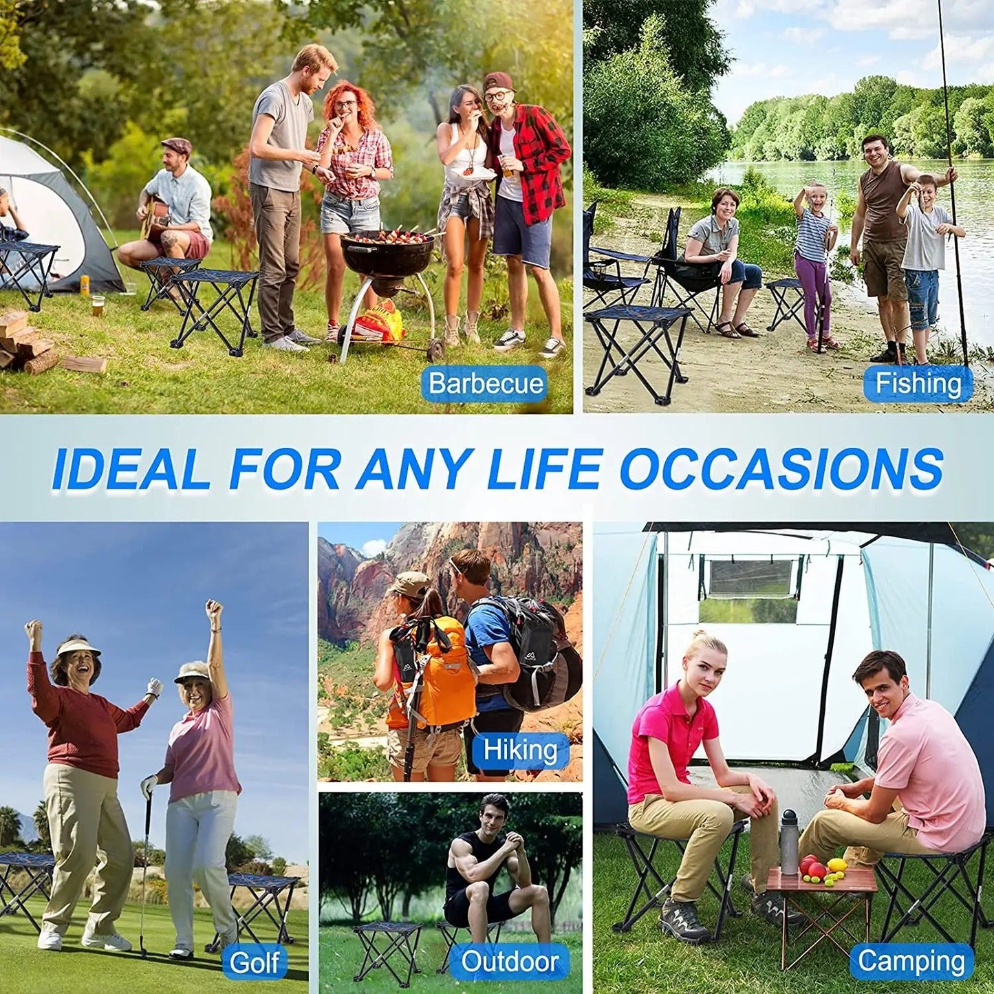 Portable PicNic Steel Chair