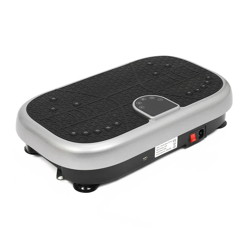 New Crazy Fit Electromagnetic Steel Massage Vibration Plate Ultrathin Eco-Friendly Body Slimmer Vertical Direction Platform