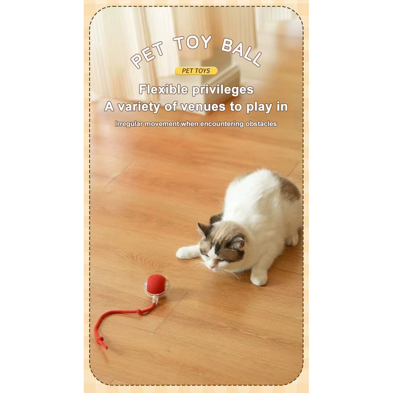 Pet Smart Ball Chasing Toy