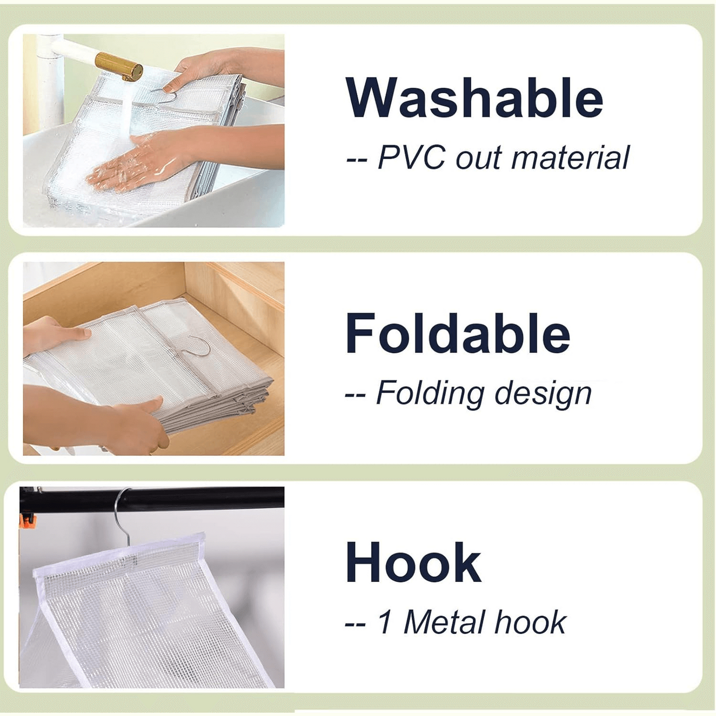 Hanging Clothing Storage | 7 Shelves