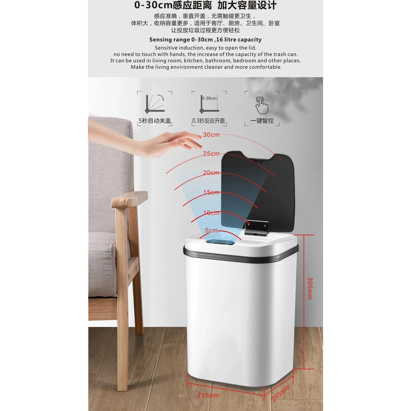 Smart trash can - Medaid International