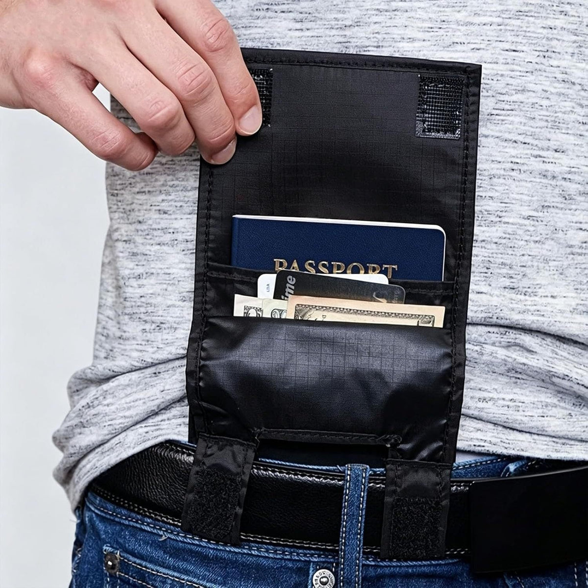 Hidden Belt Security Wallet