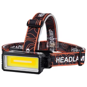 Coba Portable Flashlight Powerful Rechargeable Head lamp with Built-in Battery