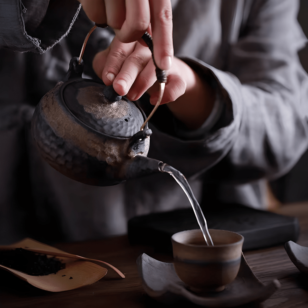 Premium Japanese Retro Stoneware Tea Set
