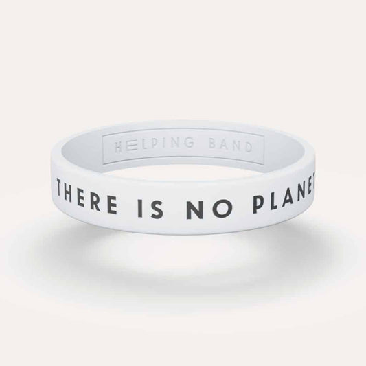 Helping Band There Is No Planet B White Bracelet |  Helping Band In Lebanon