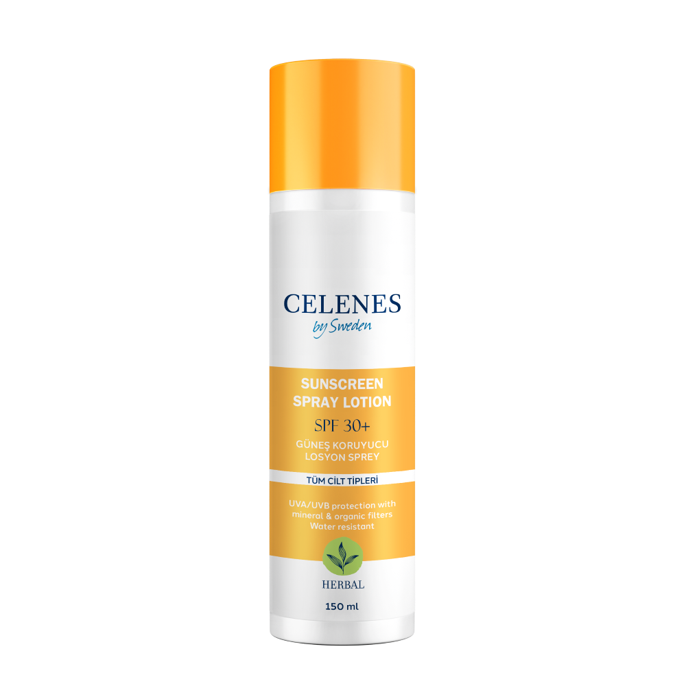 Celenes Herbal Full Protection & Natural Sunscreen Spray Lotion SPF 30+ - 150 ml - Medaid International