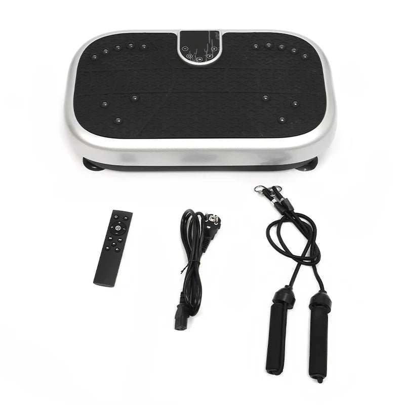 New Crazy Fit Electromagnetic Steel Massage Vibration Plate Ultrathin Eco-Friendly Body Slimmer Vertical Direction Platform