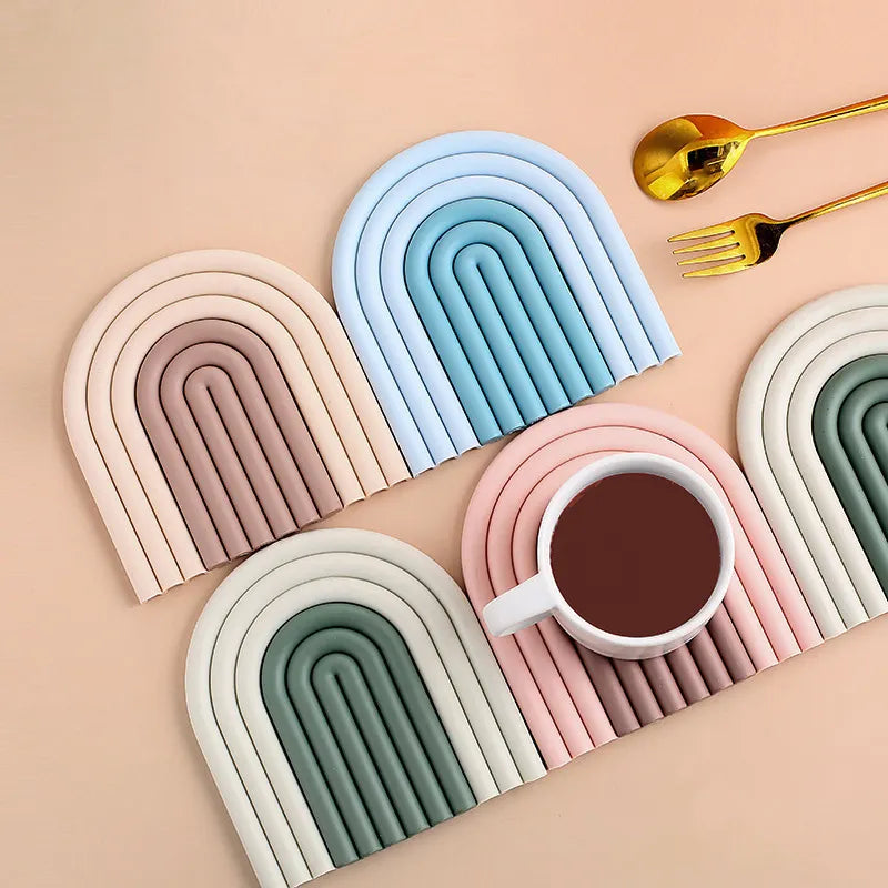 Rainbow Coasters Insulation Pads - Medaid International