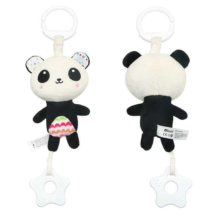 Tumama Kids - Plush Musical Teething - Hanging Rattle - Panda