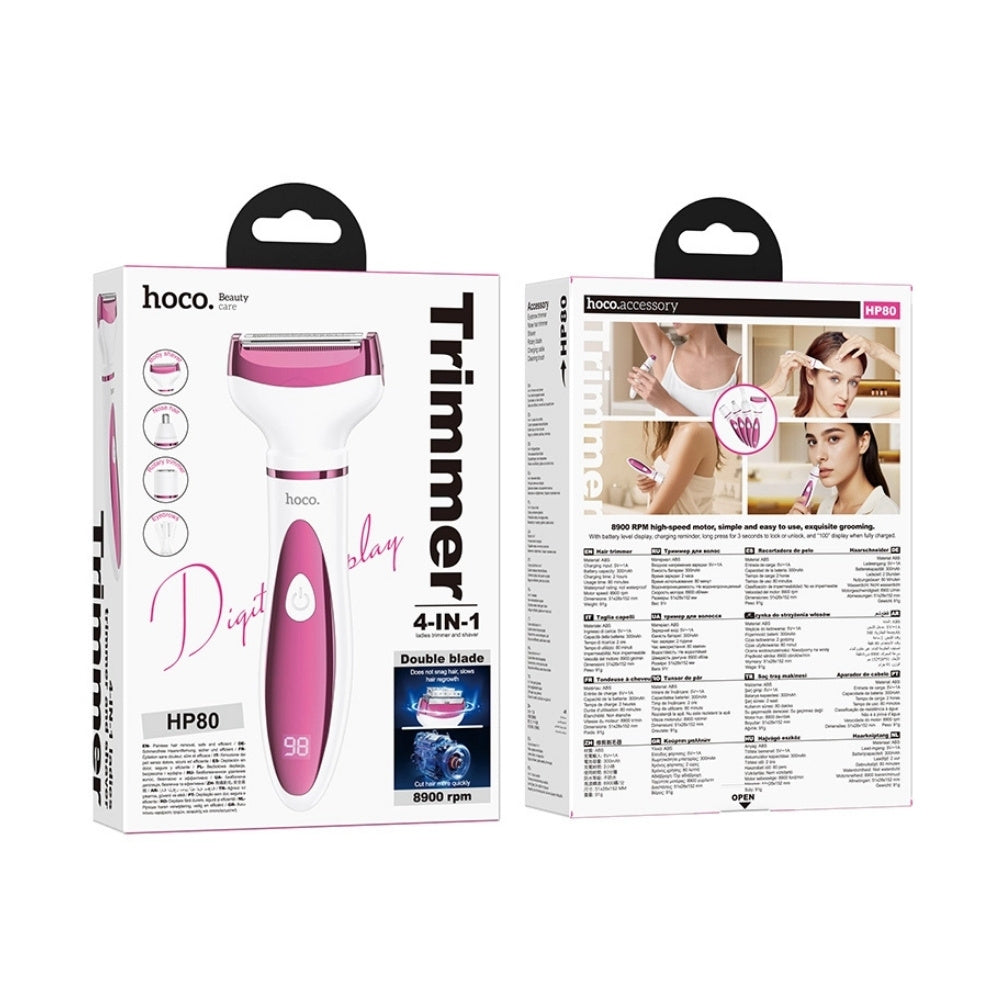 Hoco 4-in-1 Ladies Trimmer and Shaver HP80