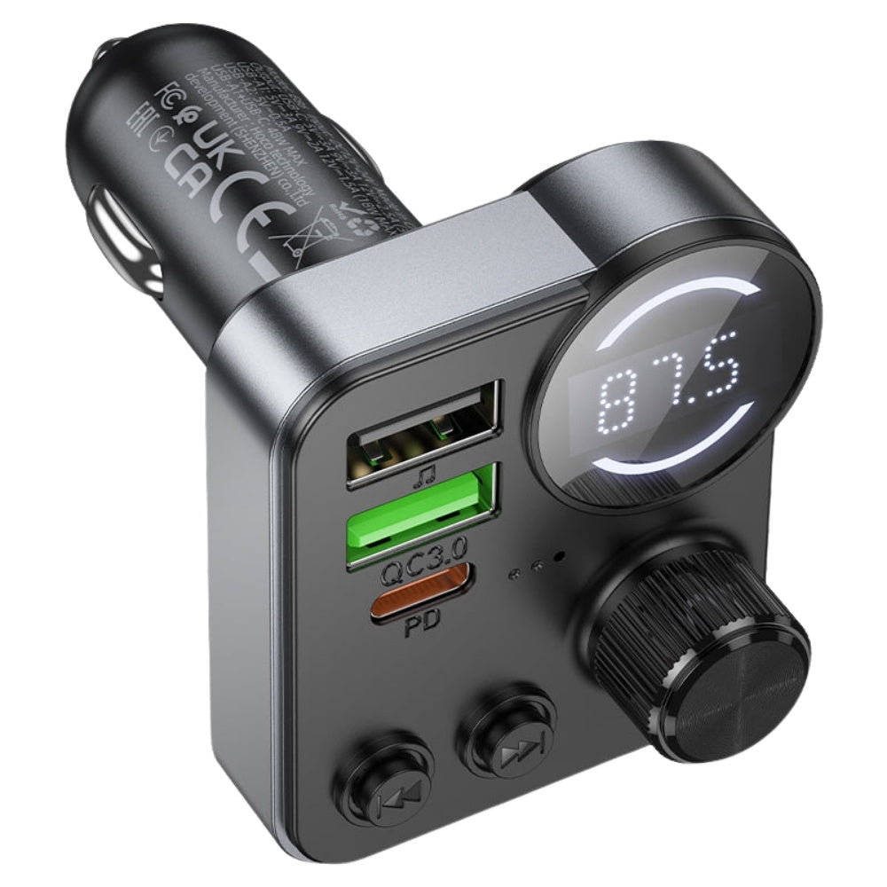 Hoco E86 FM Transmitter and Car Charger