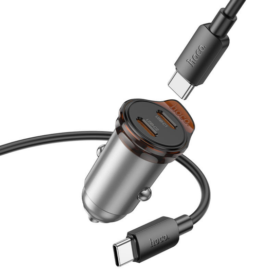 Hoco 45W Car Charger USB-C to USB-C Hoco Fast Charge