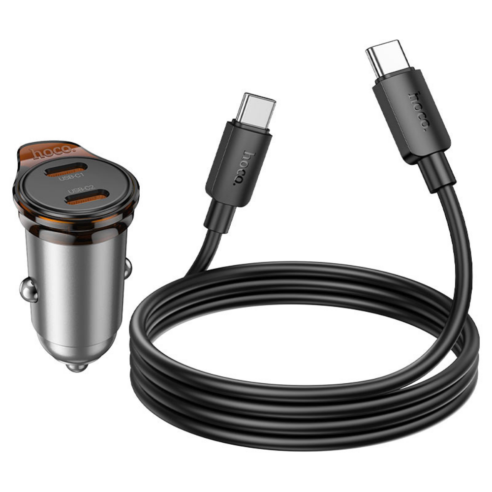Hoco 45W Car Charger USB-C to USB-C Hoco Fast Charge