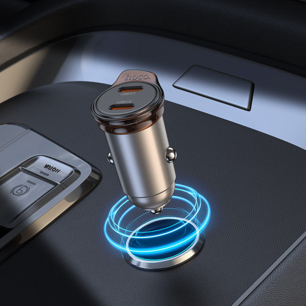 Hoco 45W Car Charger USB-C to USB-C Hoco Fast Charge