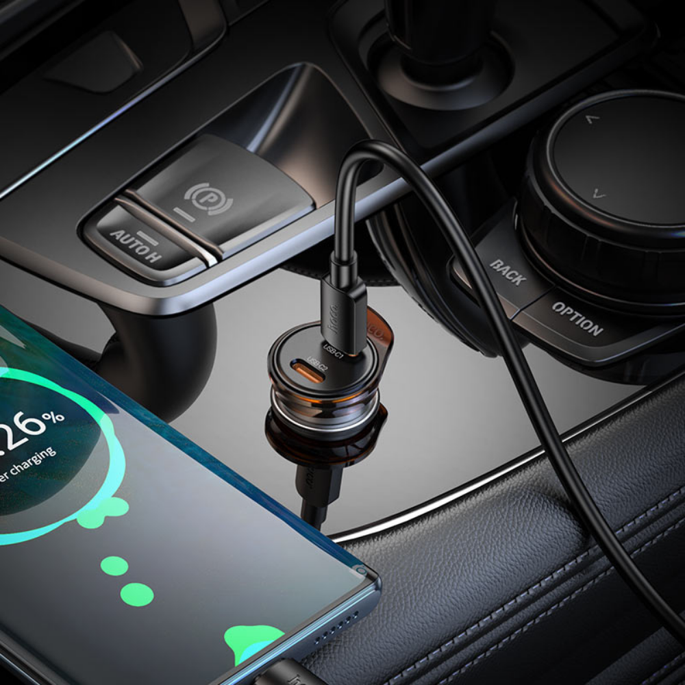 Hoco 45W Car Charger USB-C to USB-C Hoco Fast Charge