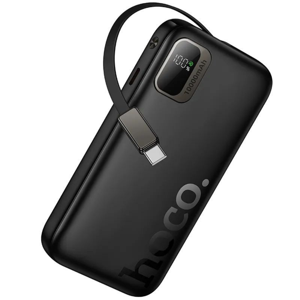 Hoco PD20W 10000mAh Power Bank With Telescopic Cable