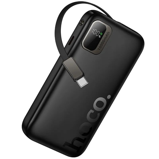 Hoco PD20W 10000mAh Power Bank With Telescopic Cable