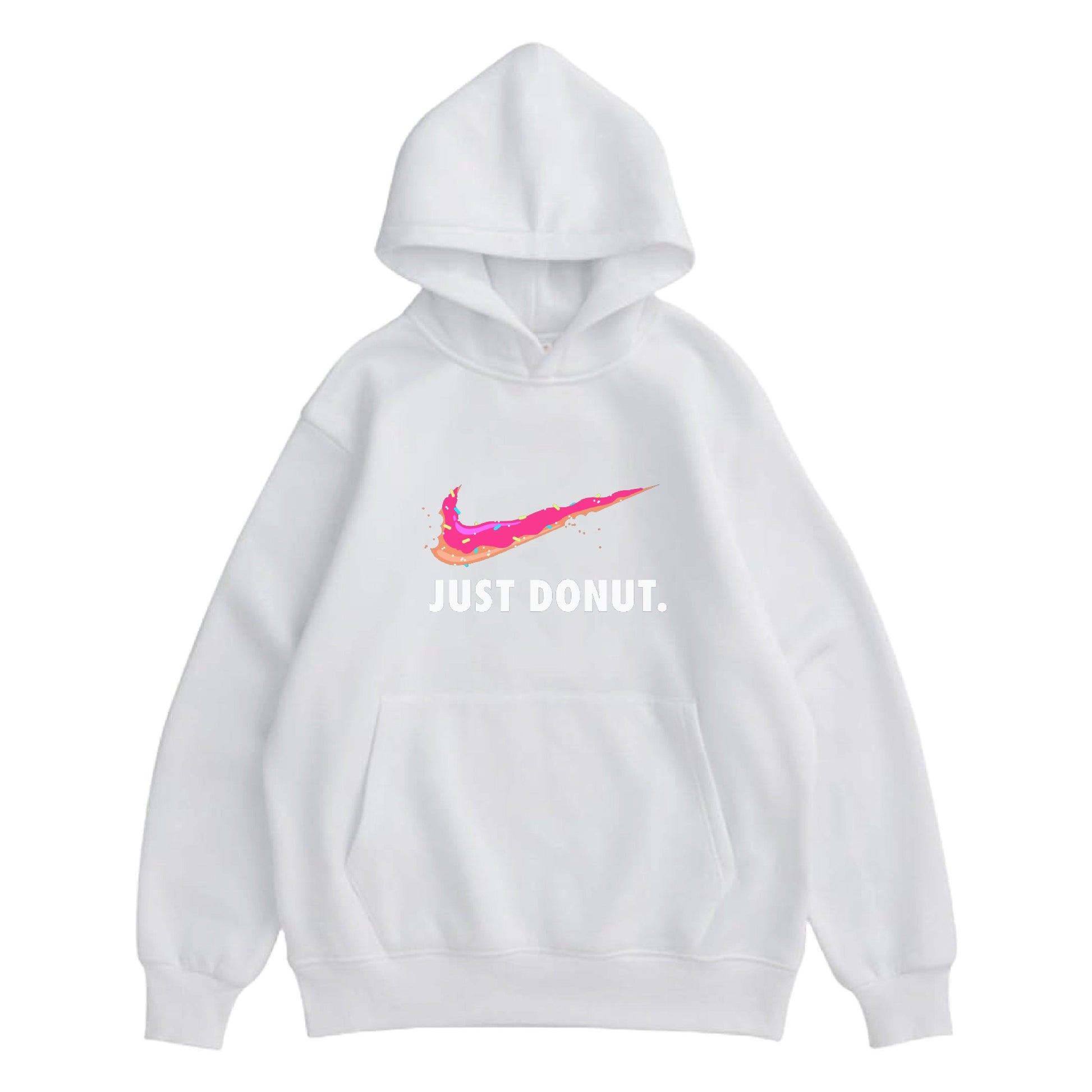 Hoodie "Just Donut" White - Medaid International