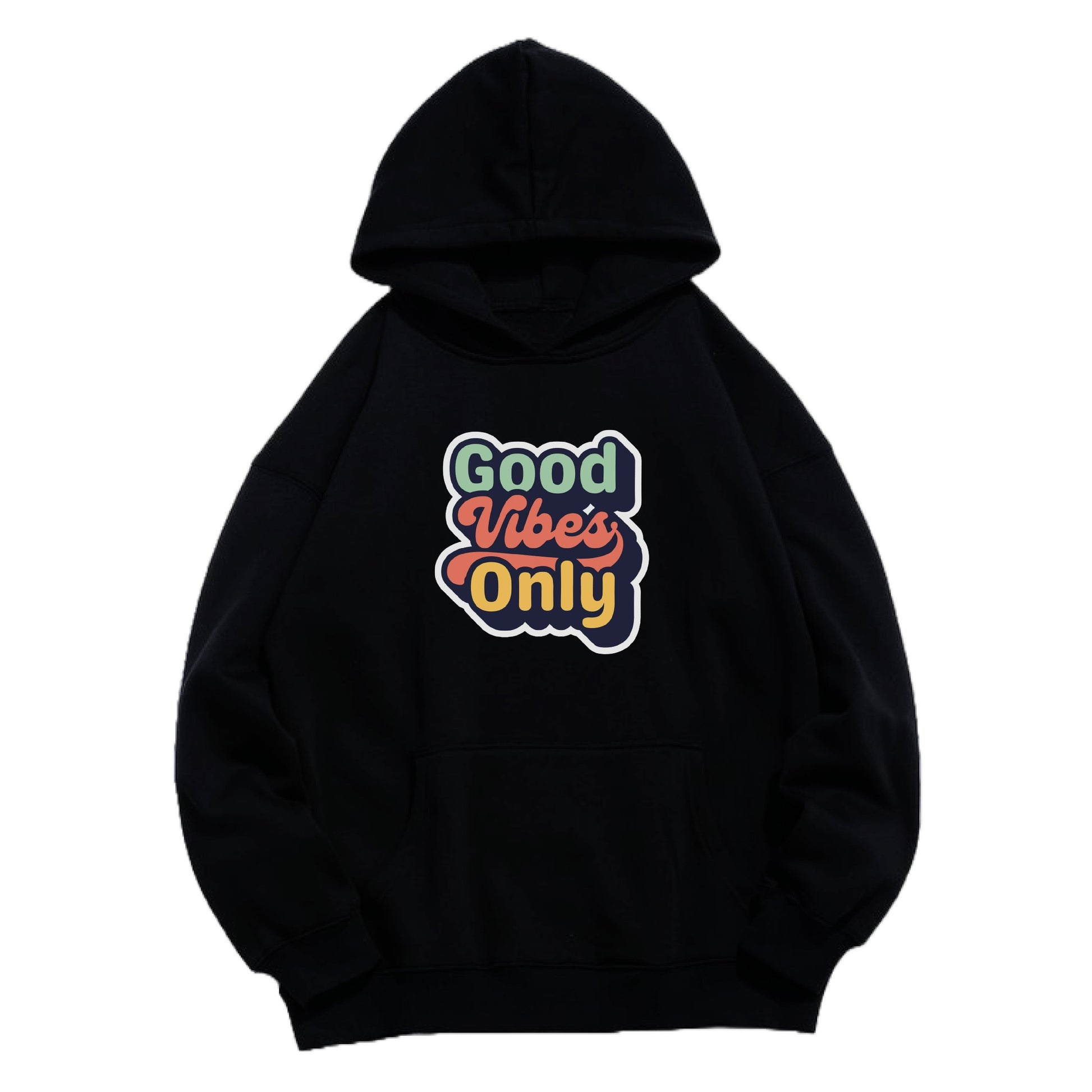 Hoodie "Good Vibes #1" Black - Medaid International