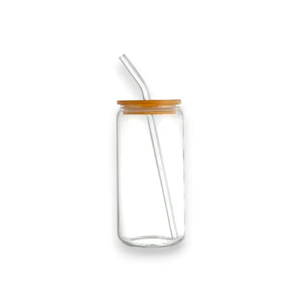 Phoneix Hot and cold matcha cup heat resistant borosilicate glass & straw with bamboo lid
