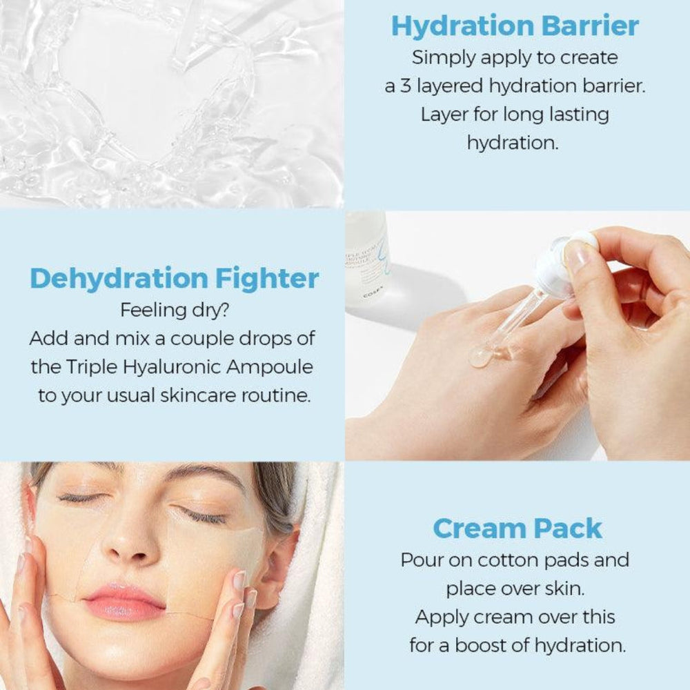 Cosrx Hydrium Triple Hyaluronic Moisture Ampoule
Sale price