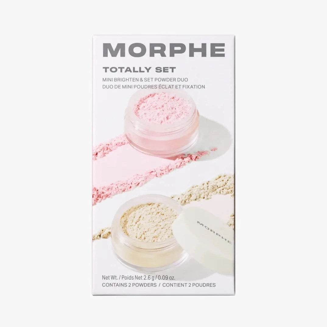 Morphe mini brighten and set powder duo