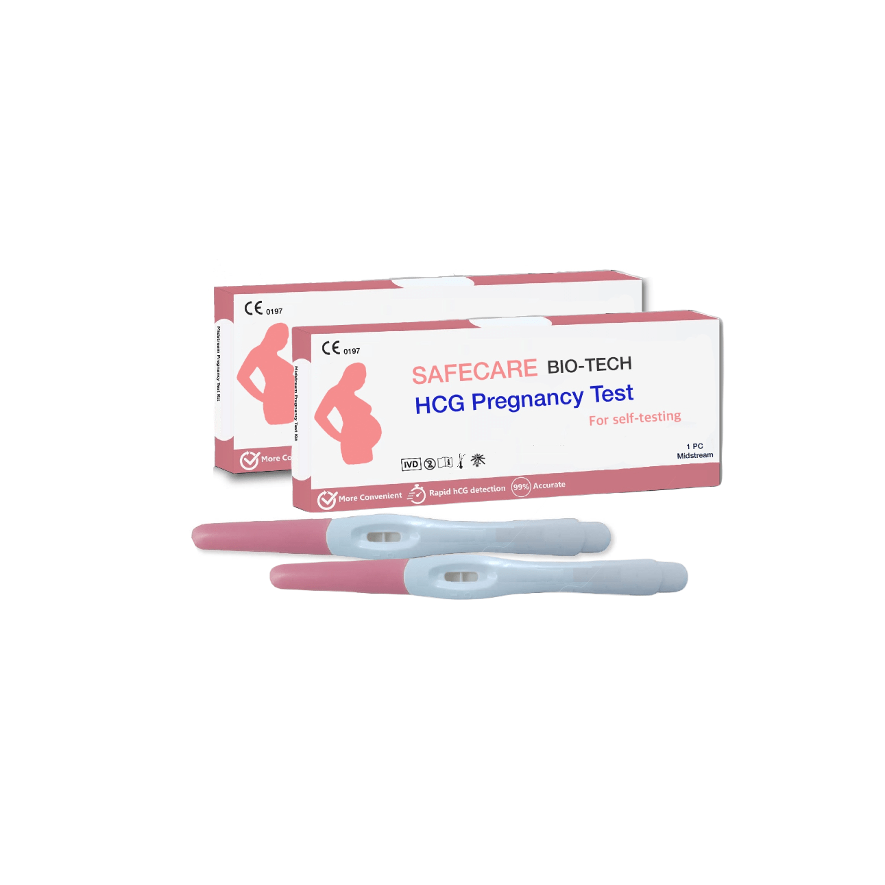 Safecare Pregnancy Tests 2-pack - Medaid - Lebanon