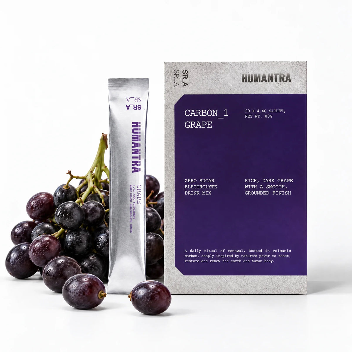 Humantra Hydration Packets | Zero Calorie, Zero Sugar Electrolyte Hydration Multiplier w/Essential Minerals, Boost Immune & Metabolic Functions