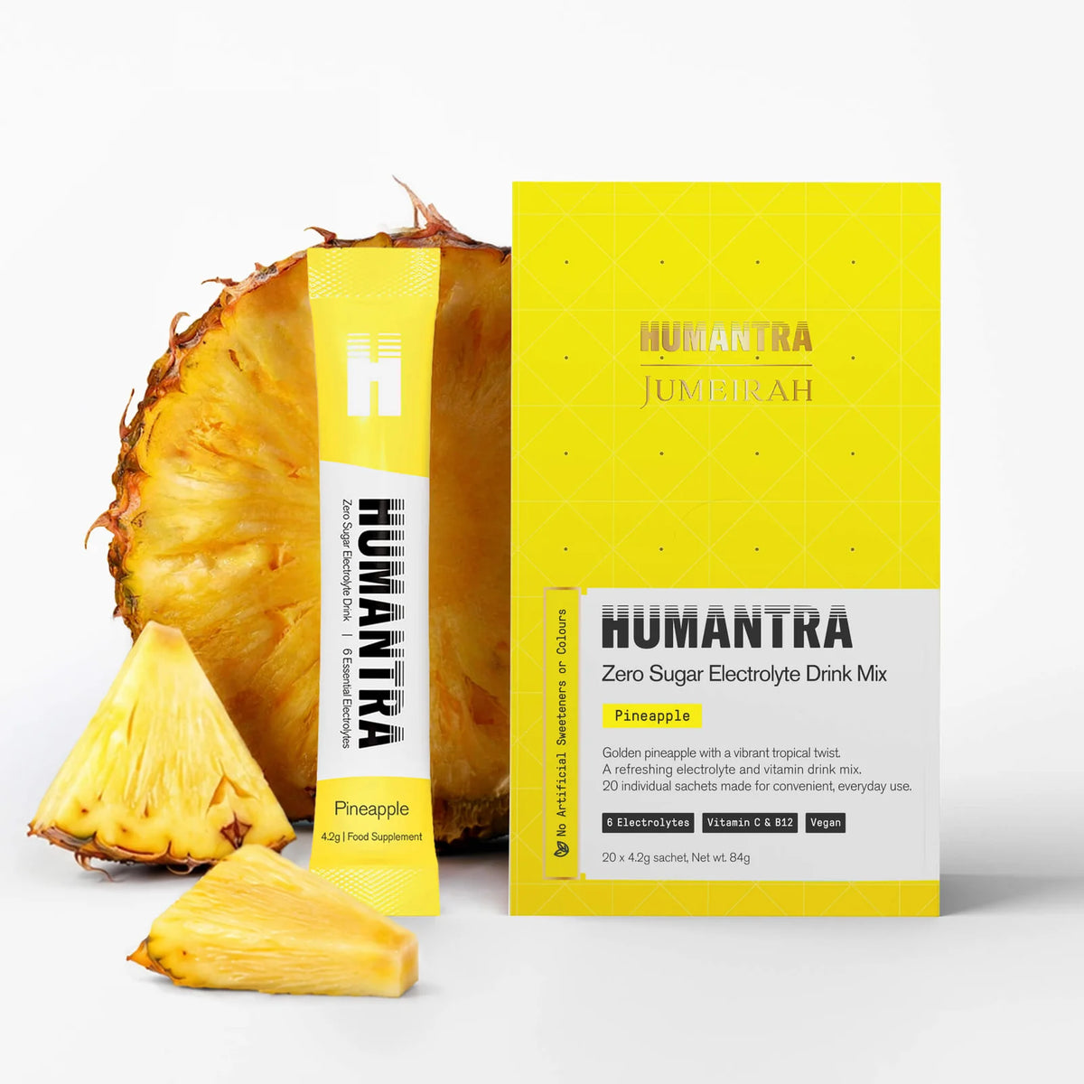 Humantra Hydration Packets | Zero Calorie, Zero Sugar Electrolyte Hydration Multiplier w/Essential Minerals, Boost Immune & Metabolic Functions