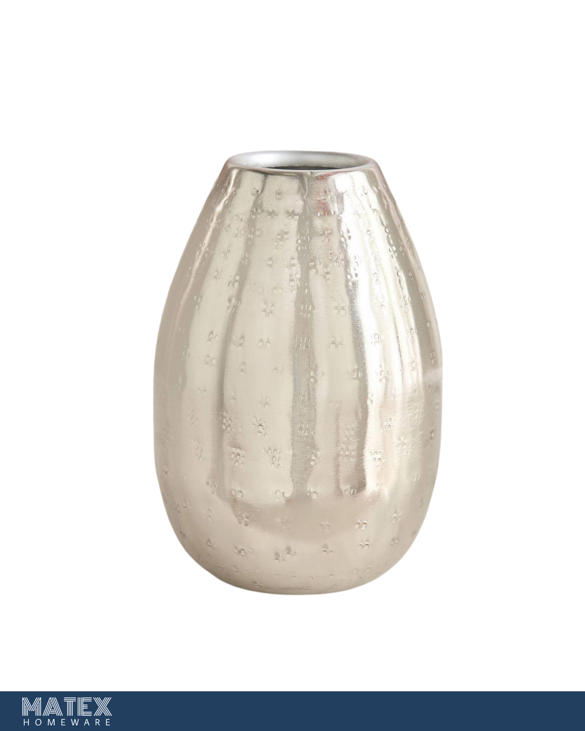 Metal Etched Vase