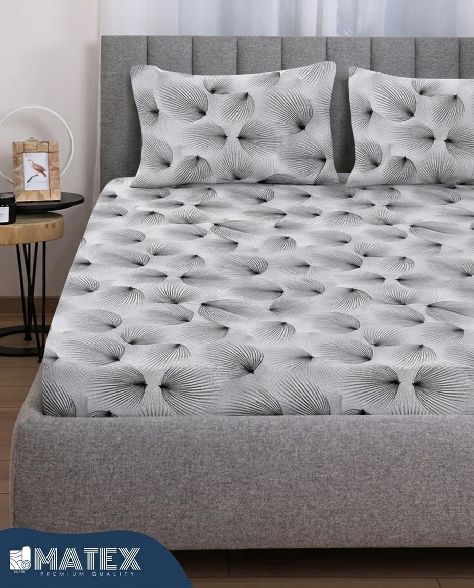 GreyAutumn Pattern Bed Sheets