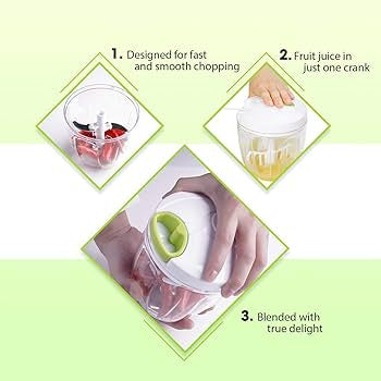 Speedy Vegetable Chopper With 5 sharp blades