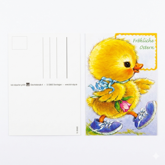 Bsb Happy Easter Mini Postcard, 4pcs | Bsb In Lebanon