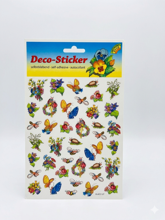 Heitmann Easter Egg Stickers, Spring And Garden Motif, 1 Sheet | Heitmann In Lebanon