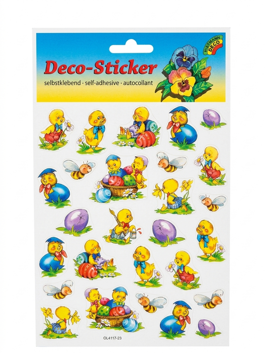 Heitmann Easter Egg Stickers, Chick, 1 Sheet | Heitmann In Lebanon