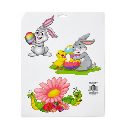 SD Happy Easter Theme Window Sticker | SD In Lebanon