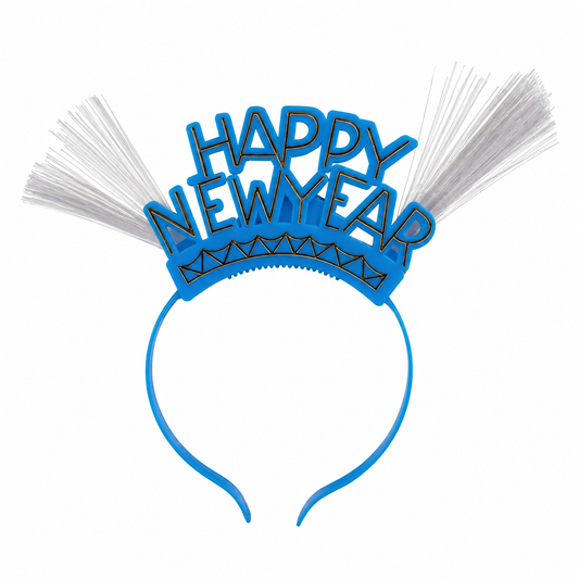 Tib Blue Led Headband "Happy New Year" | Tib In Lebanon