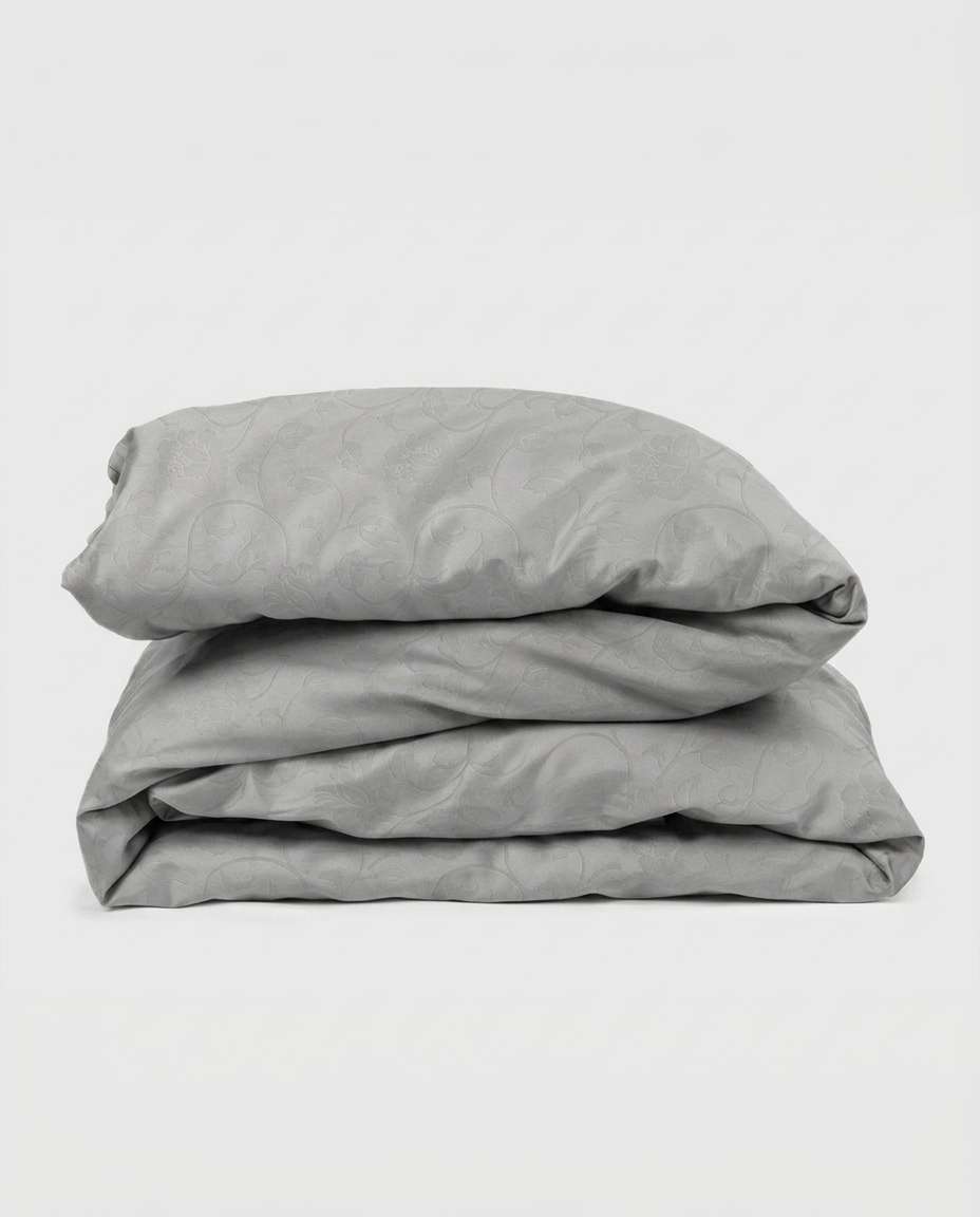 GreyFlower Duvet Cover (Double size)