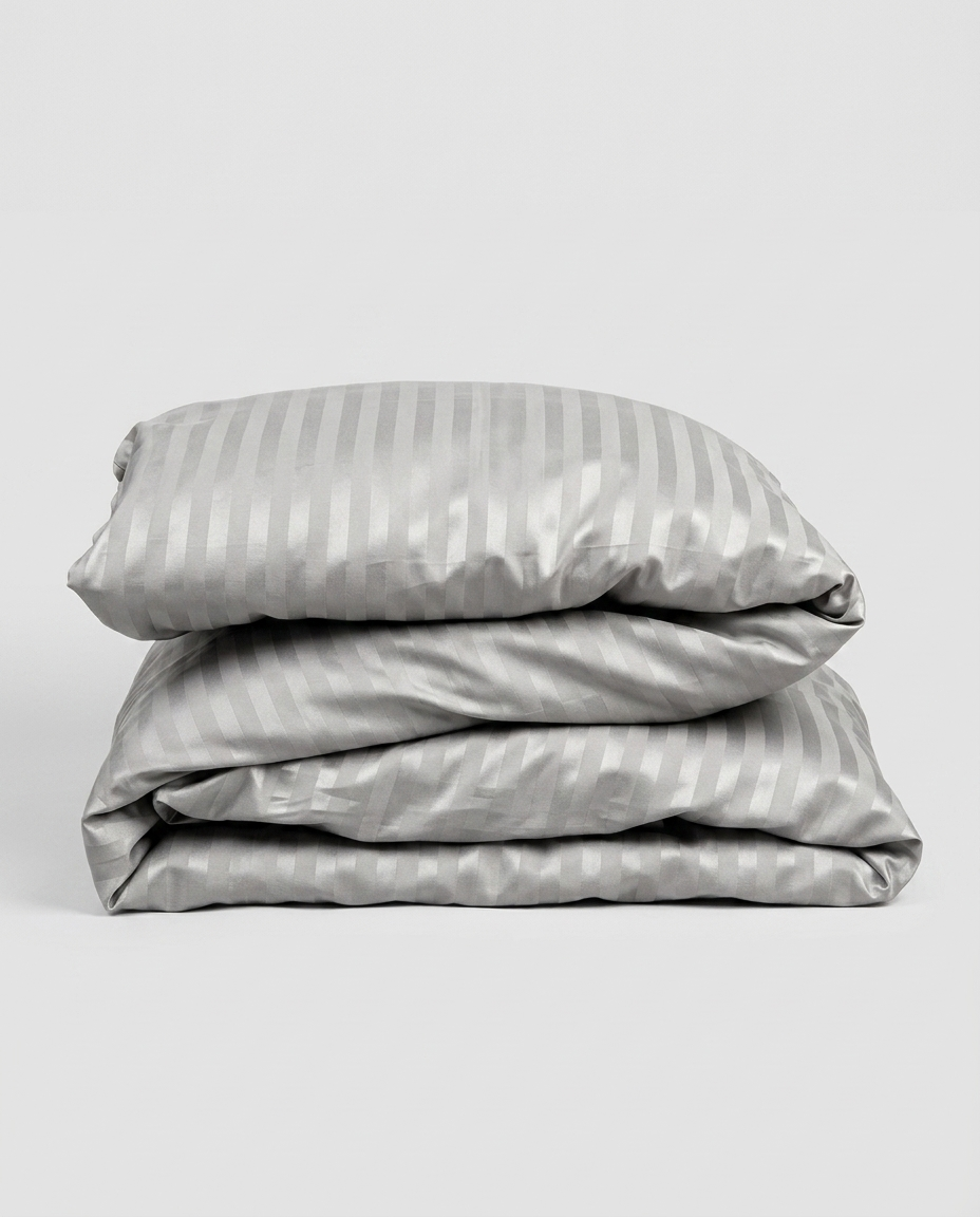 UltraSoft Grey Duvet Cover (Double size)