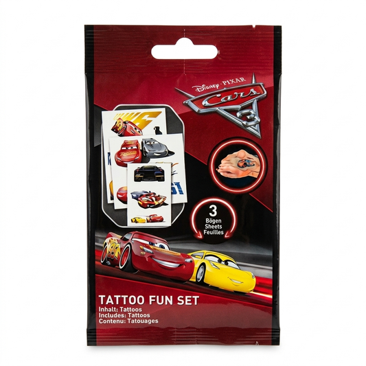 Disney Pixar Cars 3 Tattoo Fun Set | Disney In Lebanon