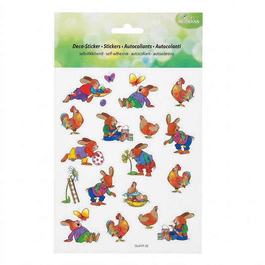 Heitmann Easter Egg Stickers, Bunny, 1 Sheet | Heitmann In Lebanon