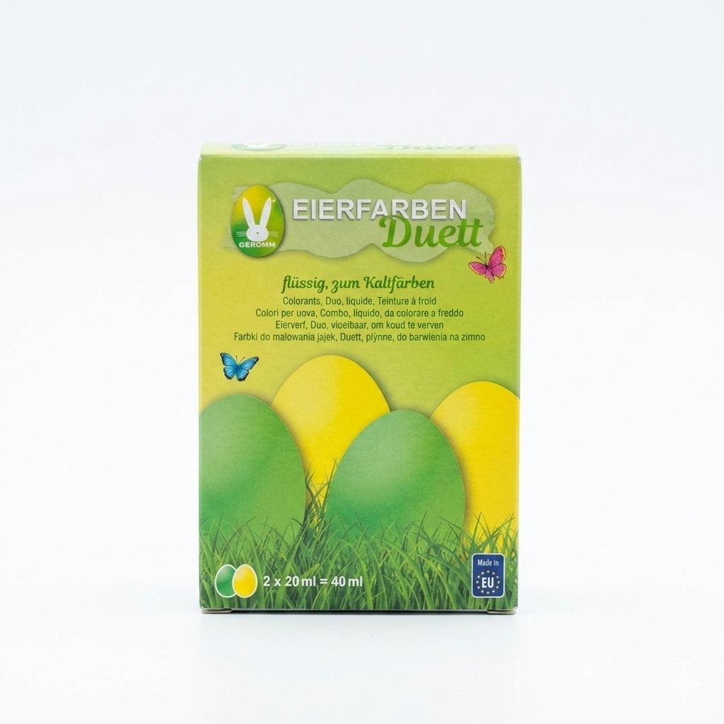 Geroma Egg Dyes, Powerful Cold Dyeing, 2 x 20 ml | Geroma In Lebanon