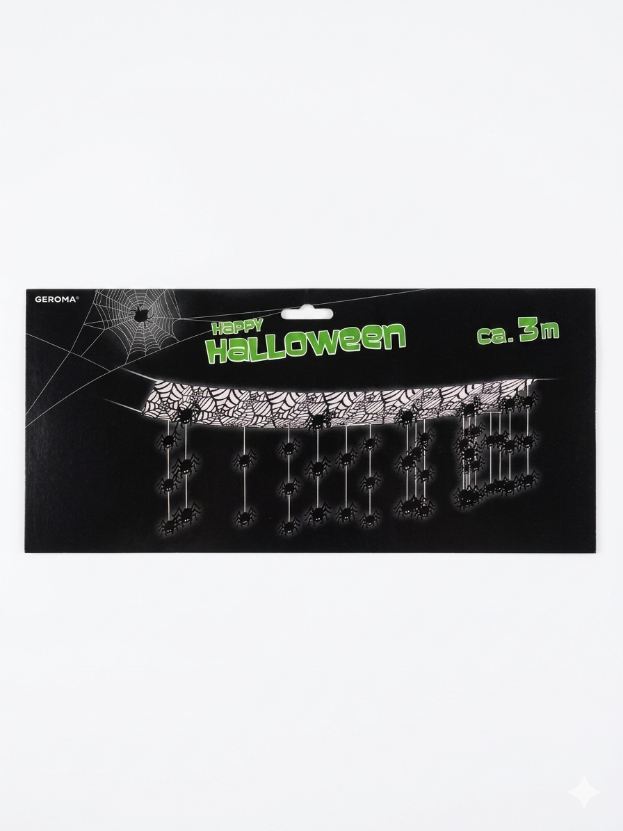 Geroma Happy Halloween Scary Spiderweb Banner, 3m | Geroma In Lebanon