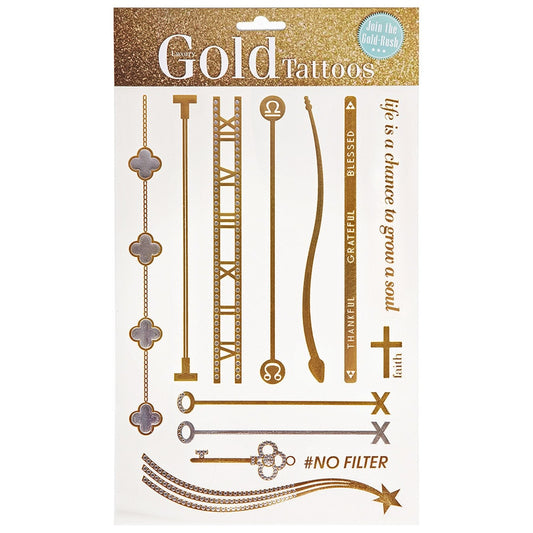 SD Luxury Temporary Gold Tattoos | SD In Lebanon