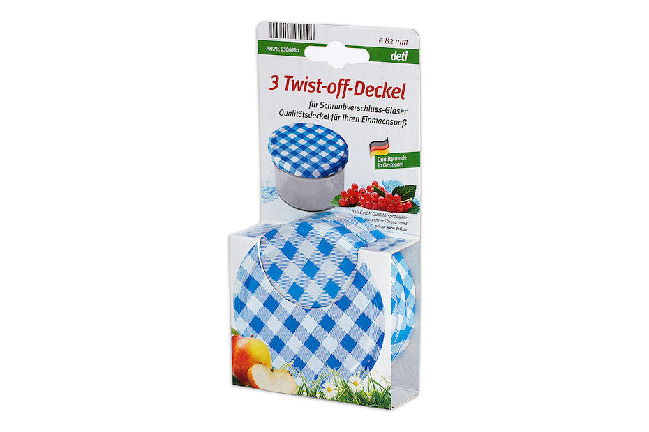 Deti Blue/White Twist-Off Lid 82mm 3 pieces | Deti In Lebanon