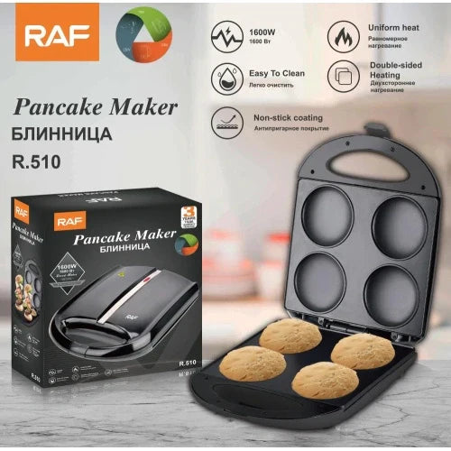 Raf Pancake Maker Non-stick Coating 1000W R510 - Medaid International