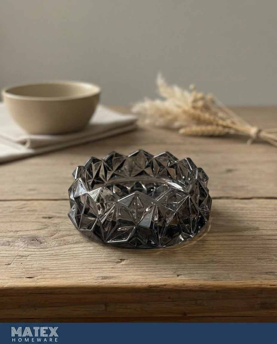 BlackWave Glass Premium Ashtray